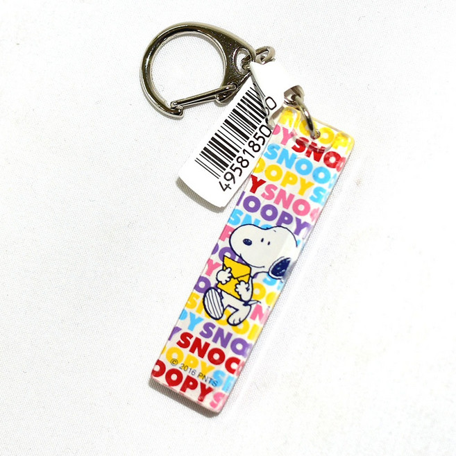SNOOPY 史努比 吊飾 鑰匙圈 兩面壓克力 日本製正版, 詳見商品包裝, 1個