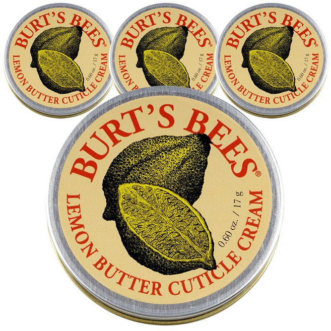 BURT'S BEES 檸檬奶油指緣油, 17g, 4個