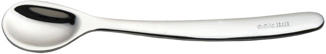 Nonoji 孩童右手專用軟湯匙 A款, 1個, 銀
