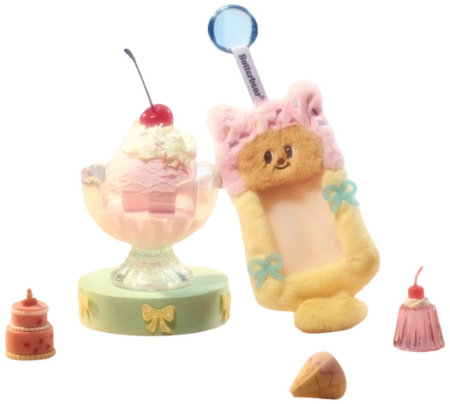 ButterBear 泰國正版奶油小熊聖代甜心系列毛絨卡套