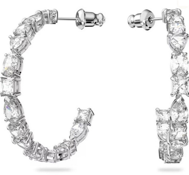 SWAROVSKI 施華洛世奇 Tennis Deluxe C型耳環