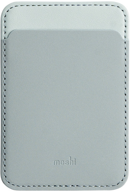 moshi 霧境系列 (兼容MagSafe) iPhone MagSafe 磁吸卡套, 暮灰藍, 1個
