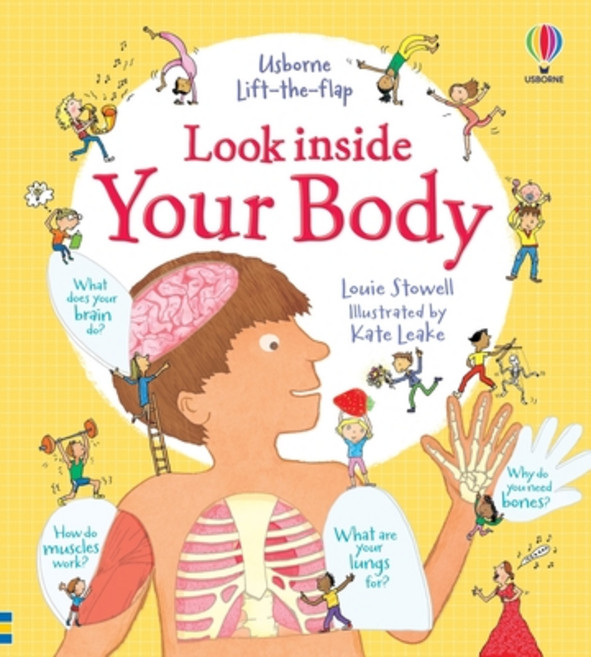 (英文圖書)Look Inside Your Body Board Books, Usborne Books, 英文, 硬頁書