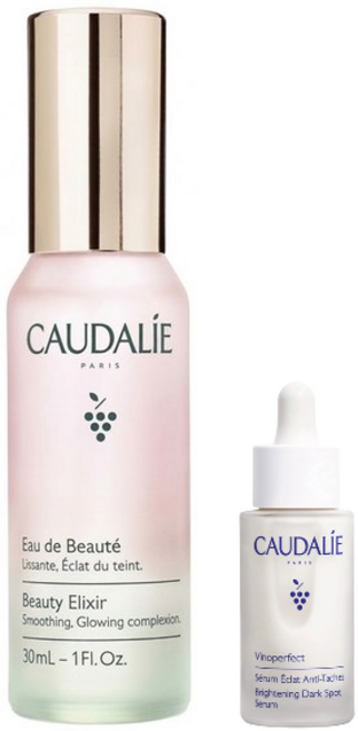 CAUDALIE 歐緹麗 葡萄籽活膚化妝水, 30ml, 1瓶 (+R.LUX 歐緹麗葡萄蔓極致亮白精華液)