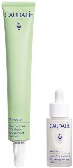 CAUDALIE 歐緹麗 葡萄淨化抗痘凝露, 15ml, 1件 (+R.LUX 歐緹麗葡萄蔓極致亮白精華液)
