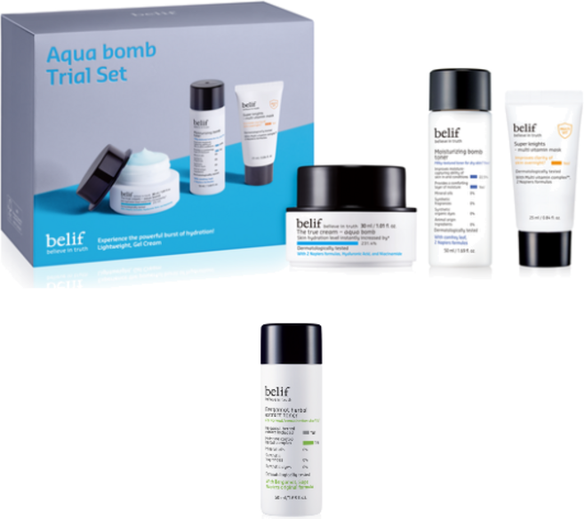빌리프 더 트루 크림 아쿠아 밤 트라이얼, 30ml, 1개 (+빌리프 사은품 증정)