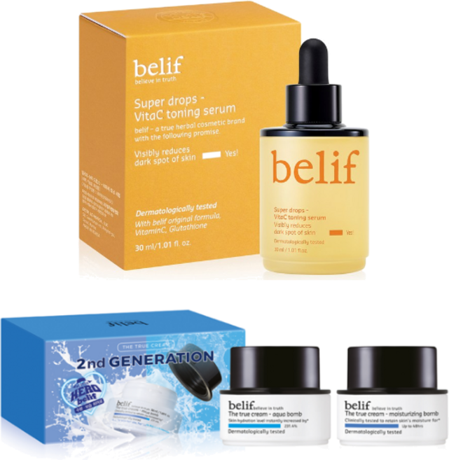 빌리프 슈퍼드랍스 비타C 토닝 세럼, 30ml, 1개 (+빌리프 사은품 증정)