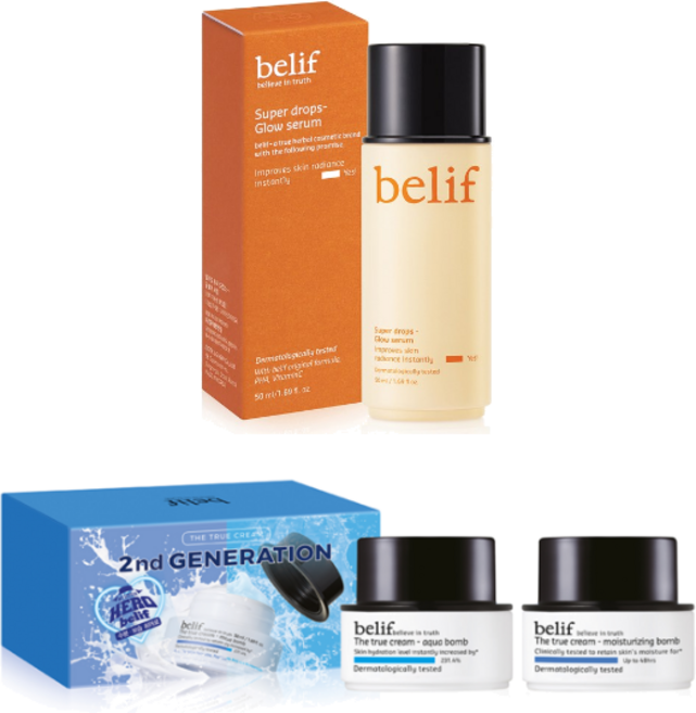 빌리프 슈퍼드랍스 글로우 세럼, 50ml, 1개 (+빌리프 사은품 증정)