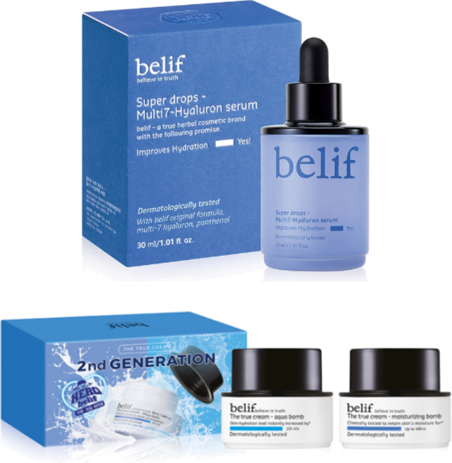 빌리프 슈퍼드랍스 멀티7 히알루론세럼, 30ml, 1개 (+빌리프 사은품 증정)