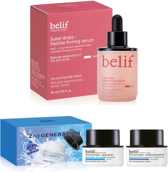 빌리프 슈퍼드랍스 펩타이드 퍼밍 세럼, 30ml, 1개 (+빌리프 사은품 증정)