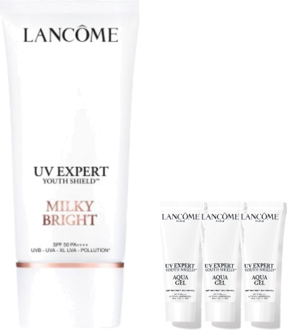 랑콤 UV 엑스퍼트 선크림 밀키 브라이트 SPF50+ PA++++, 1개, 50ml (+R.LUX 랑콤 아쿠아젤 사은품 증정)