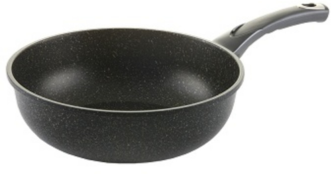 QUEEN SENSE 5層大理石塗層不沾單柄炒鍋, 30cm, 1入