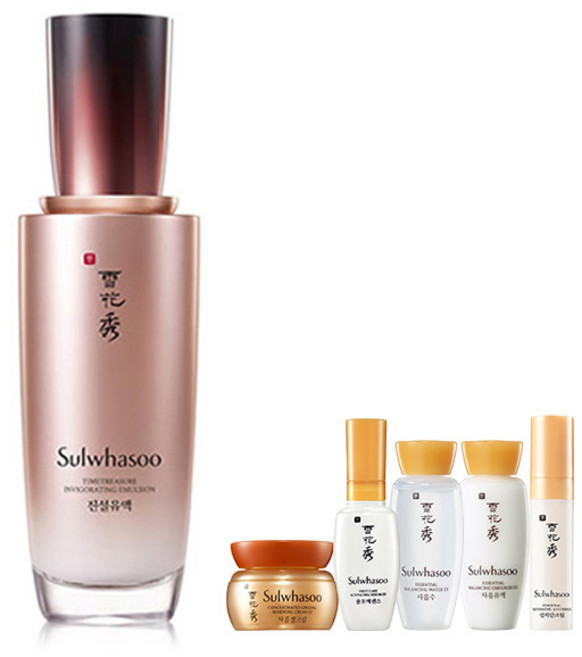 설화수 진설유액 125ml + 자음생 5종 기초세트, 1세트