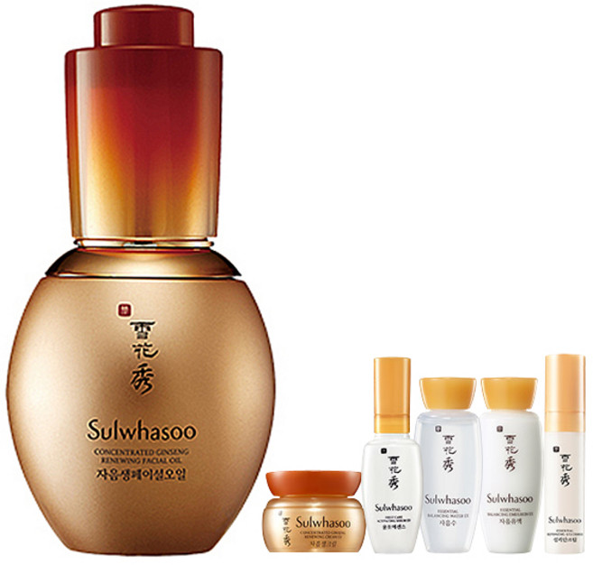 설화수 자음생 페이셜오일 20ml + 자음생 5종 기초세트, 1개