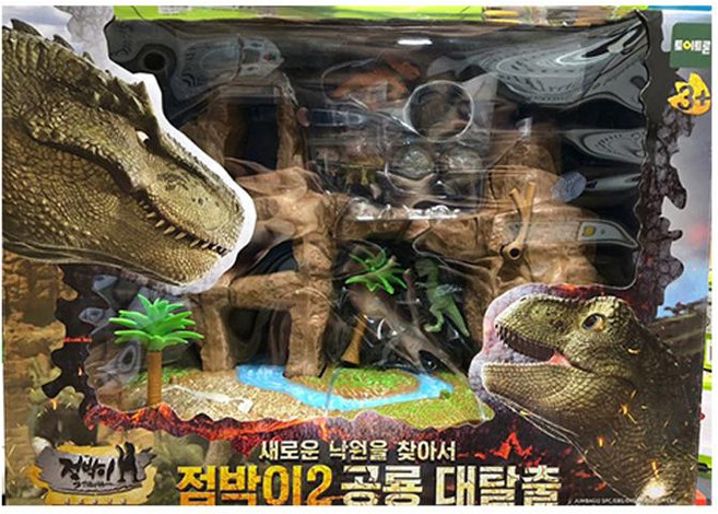 TOYTRON 恐龍大逃亡遊戲組, 1組, 混合顏色