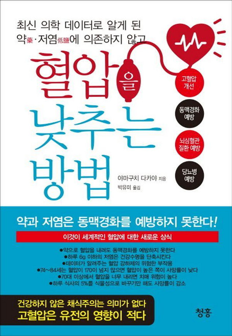 Cheonghong 從最新醫學數據瞭解 不依賴藥物與低鹽的降血壓方法, 山口貴也