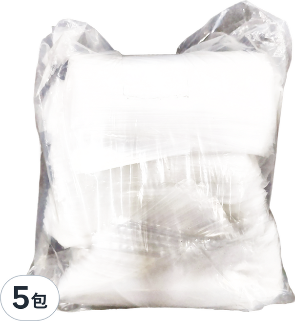 PE塑膠袋 2.2kg, 13 x 5cm(2"x5") 厚度0.03mm, 1包, 5包