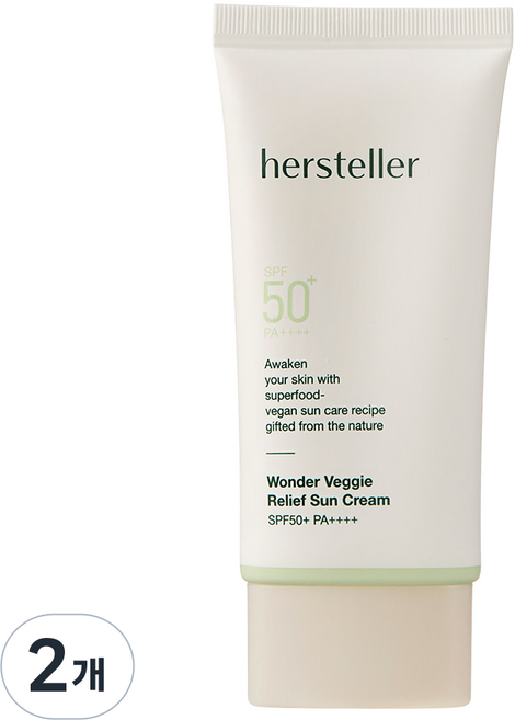 Hersteller Wonder Vegi 舒緩防曬霜 SPF50+ PA++++, 50ml, 2個