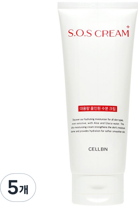CELLBN SOS 急救霜, 5個, 150ml