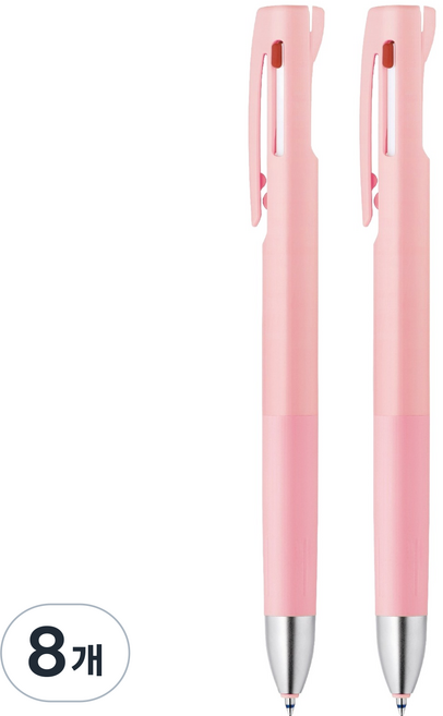 ZEBRA 斑馬牌 bLen Zebra 3色原子筆 0.5mm, 粉紅色, 8個