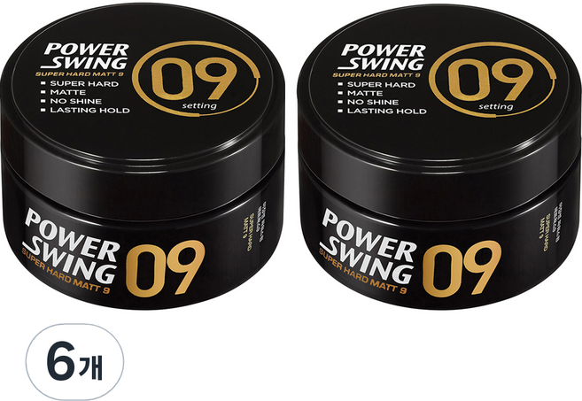 mise en scene 魅尚萱 Power Swing 09定型髮蠟, 80g, 6個