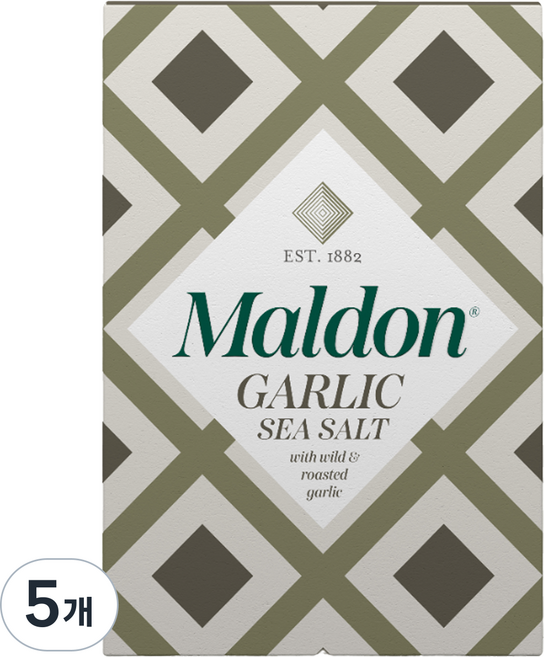 Maldon 馬爾頓 大蒜鹽, 100g, 5個