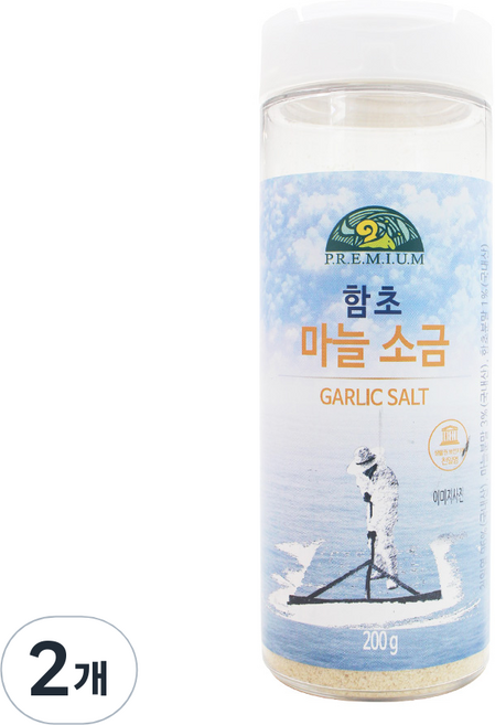 Organic Story 鹽角草蒜鹽, 200g, 2個