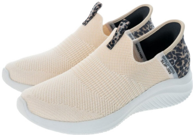 SKECHERS 女款瞬穿系列 ULTRA FLEX 3.0 健走鞋/休閒鞋 瞬穿免手 豹紋