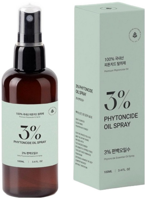 3 percent Pyeonbaekoilsu 芬多精除臭劑, 1個, 100ml