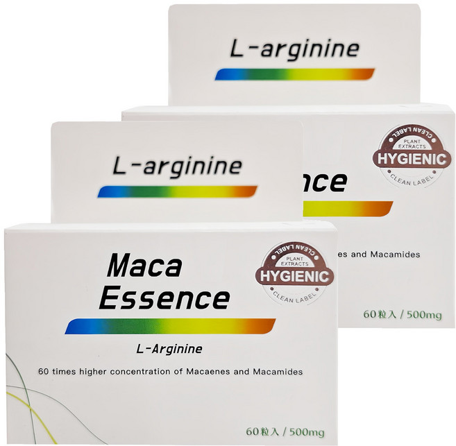 仁濟中藥 御璽黑瑪卡 + L精胺酸強化膠囊, 500mg, 2盒