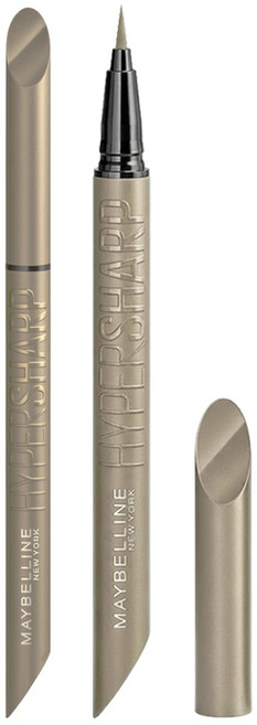 MAYBELLINE 媚比琳 台灣公司貨 36H極限持久激細抗暈眼線液 0.4g, 冷萃裸棕, 1件