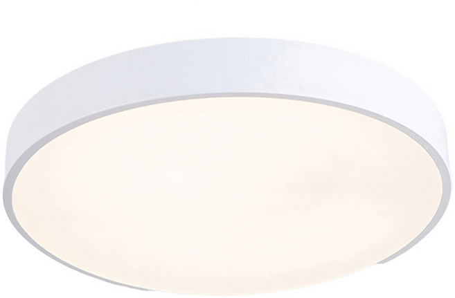 北歐簡約白LED52W遙控調光臥室吸頂燈 V2896FC52Y 50 x 5cm 黃光, 白, 北歐簡約白, 1個