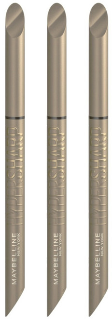 MAYBELLINE 媚比琳 台灣公司貨 36H極限持久激細抗暈眼線液 0.4g, 冷萃裸棕, 3件