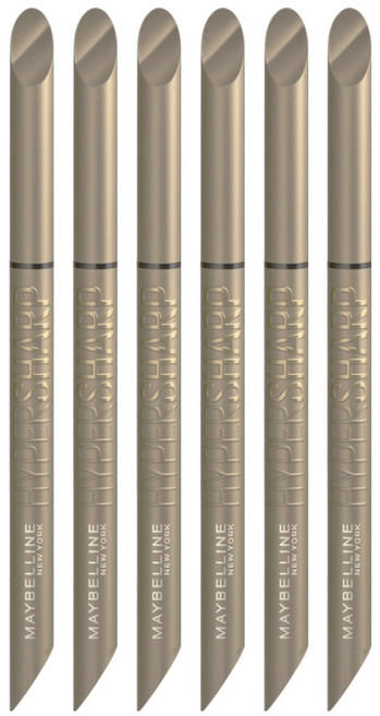 MAYBELLINE 媚比琳 台灣公司貨 36H極限持久激細抗暈眼線液 0.4g, 冷萃裸棕, 6件