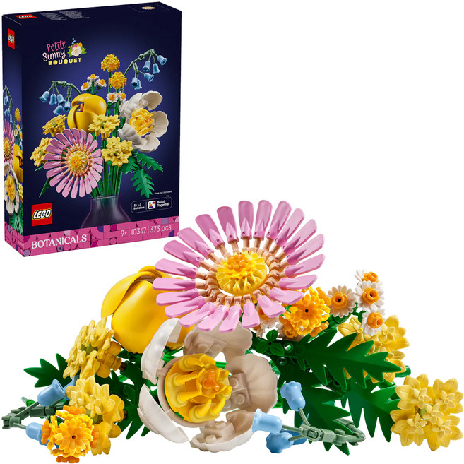 LEGO 花藝系列 燦爛小花束 Petite Sunny Bouquet, 10347, 1盒