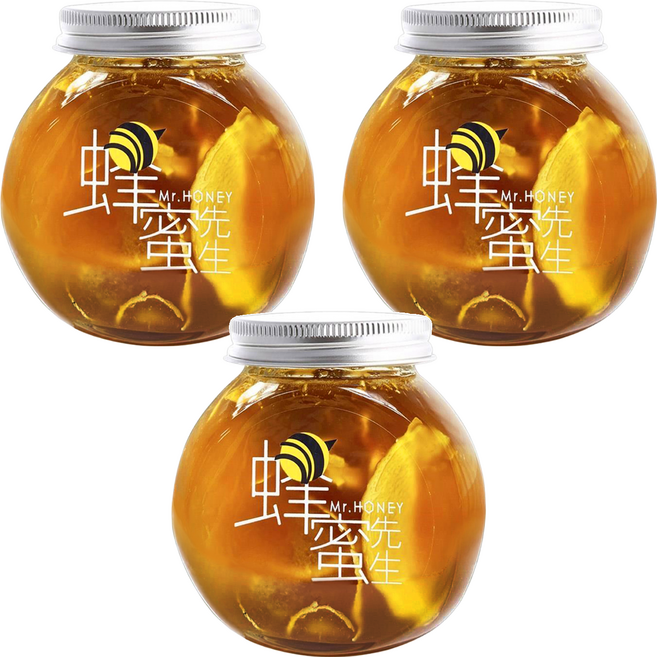 Mr.HONEY 蜂蜜先生 蜂蜜漬竹薑, 240g, 3罐