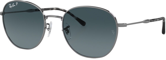 Ray-Ban 雷朋 金屬框太陽眼鏡 偏光鏡片 RB3809-004/S3