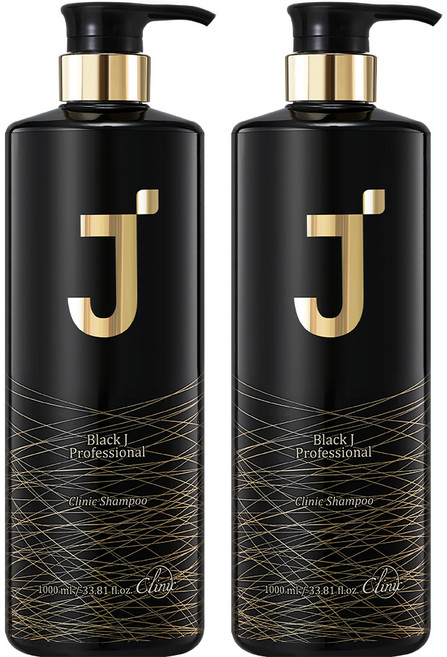 J'SOOP BLACK J 專業沙龍洗髮精, 1L, 2個