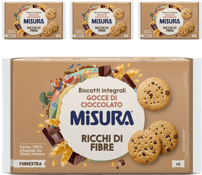 MiSURA 巧克力全麥餅乾, 7.7g, 144包