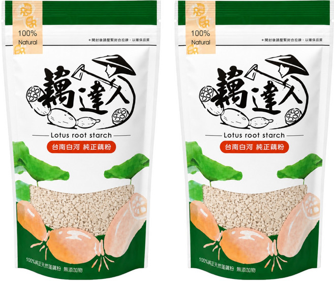 藕達人 蓮藕粉, 2包, 150g
