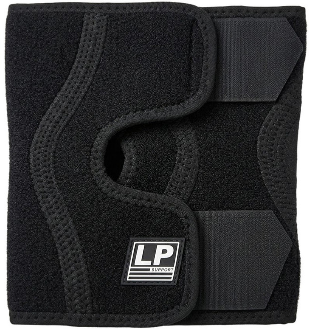 LP 高透氣側弧型護膝 L, 黑色, 1個