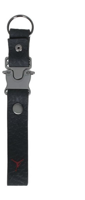 NIKE 耐吉 JORDAN 喬丹 LUXE 可拆式鑰匙圈 J1002003013NS, 黑色, 1個