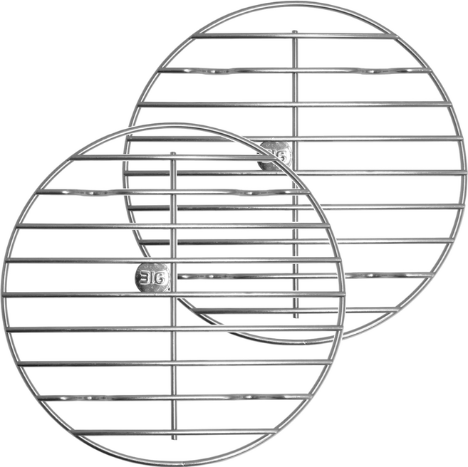 LInox 廚之坊 316不鏽鋼蒸架, 2個, 18cm