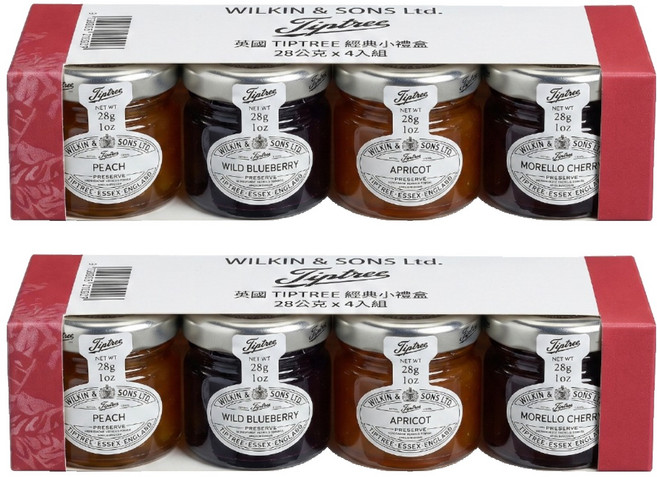 Tiptree 果醬禮盒組 4入, 112g, 2組