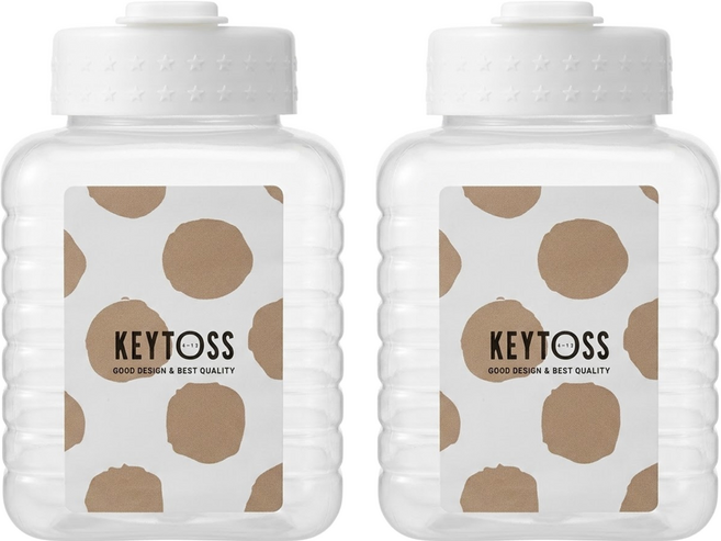 KEYTOSS 詰朵斯 WATER 環保輕量水壺 V5001, 霧透, 500ml, 2個