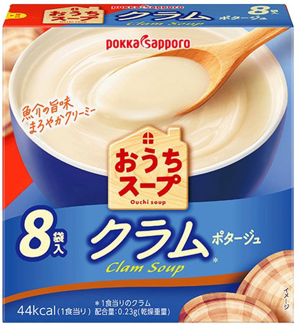 pokka sapporo 波卡 蛤蜊濃湯, 12g, 8包