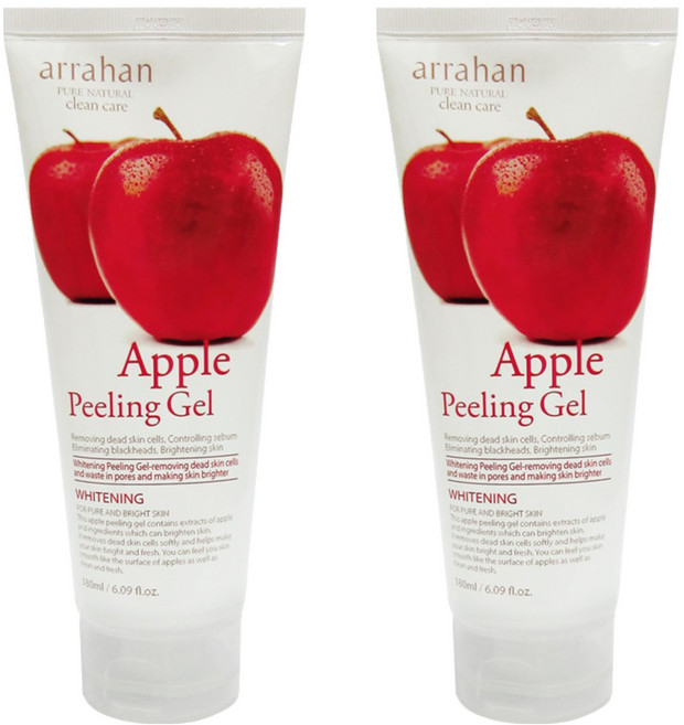 3W CLINIC ARRAHAN 蘋果溫和潔淨角質凝膠, 180ml, 2條