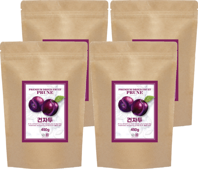 Nuts Factory 西梅乾, 450g, 4個