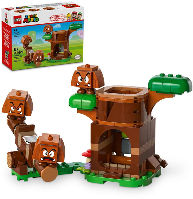 LEGO 71433 瑪莉歐系列, 栗寶寶的遊樂場 咖啡色, 1盒
