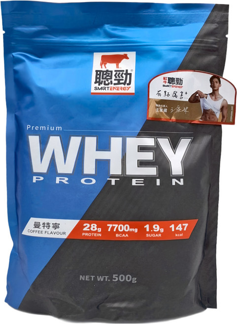 RED COW 紅牛 聰勁即溶乳清蛋白 曼特寧, 500g, 1包